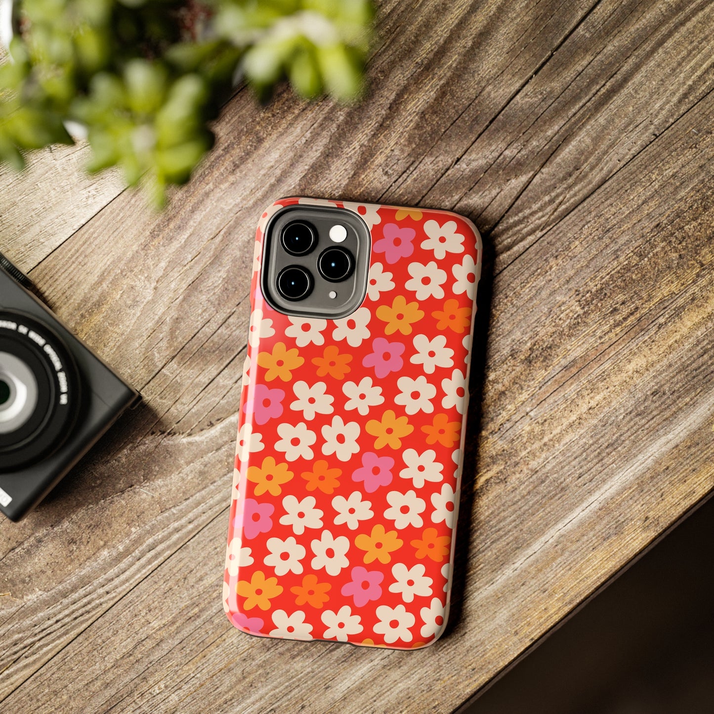 Flower Retro Tough Phone Cases