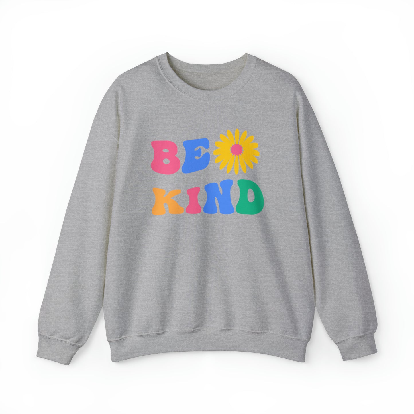 Be Kind Retro Warm Colored Unisex Heavy Blend™ Crewneck Sweatshirt
