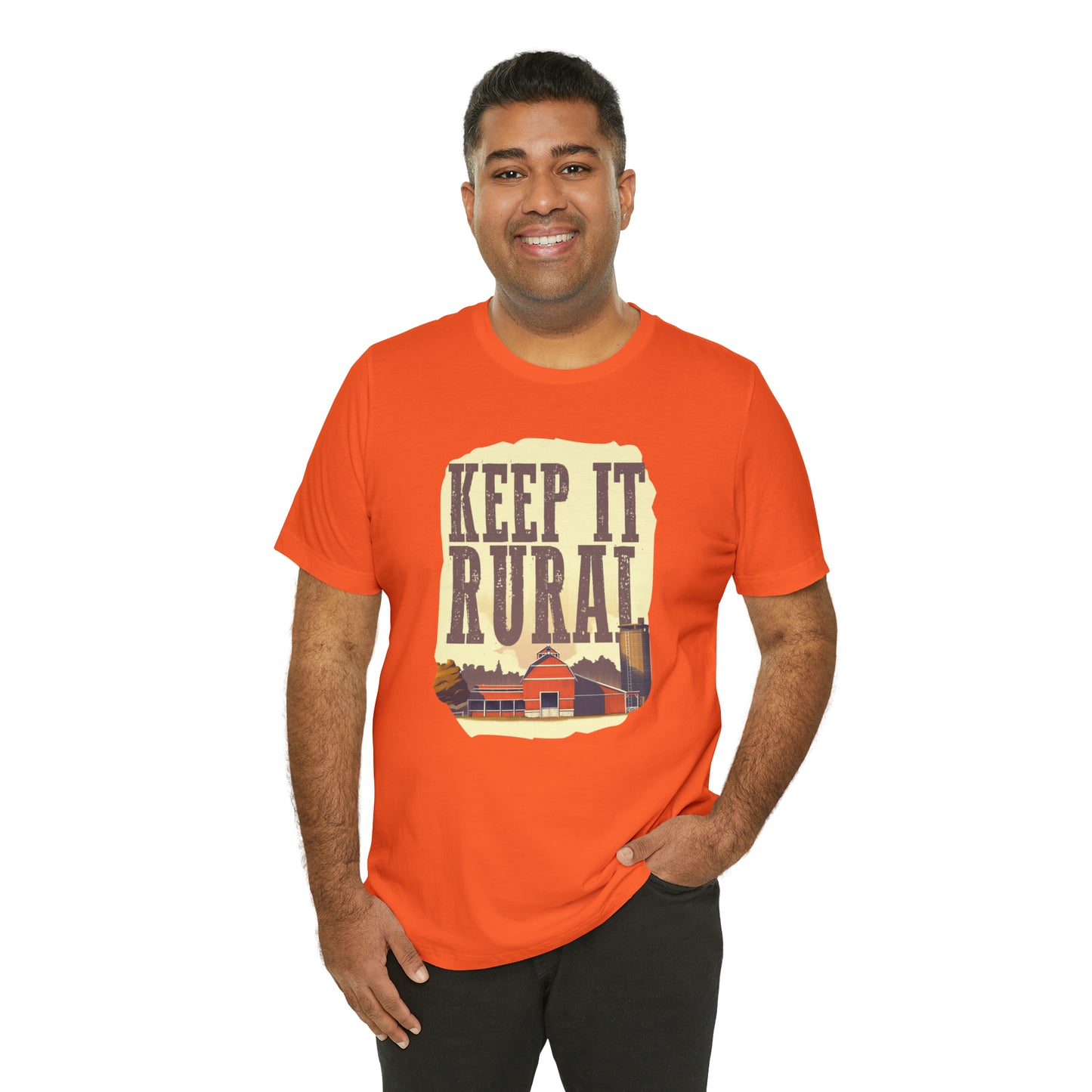 "Keep It Rural" Unisex Jersey Short Sleeve Tee