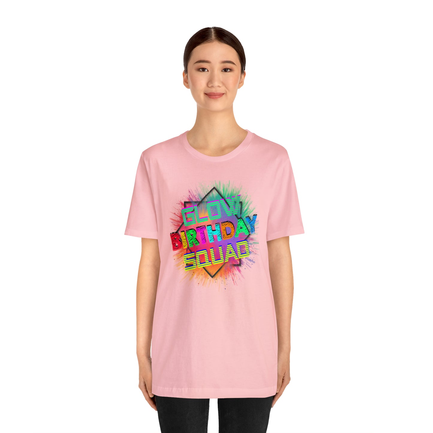 Glow Birthday Squad T-Shirt
