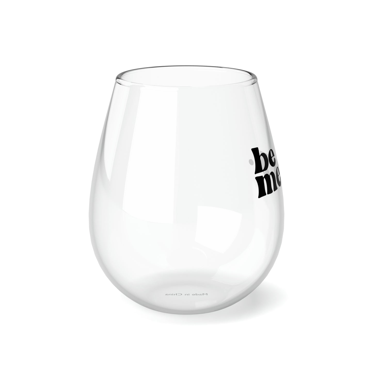 be merry Stemless Wine/ Glass, 11.75oz