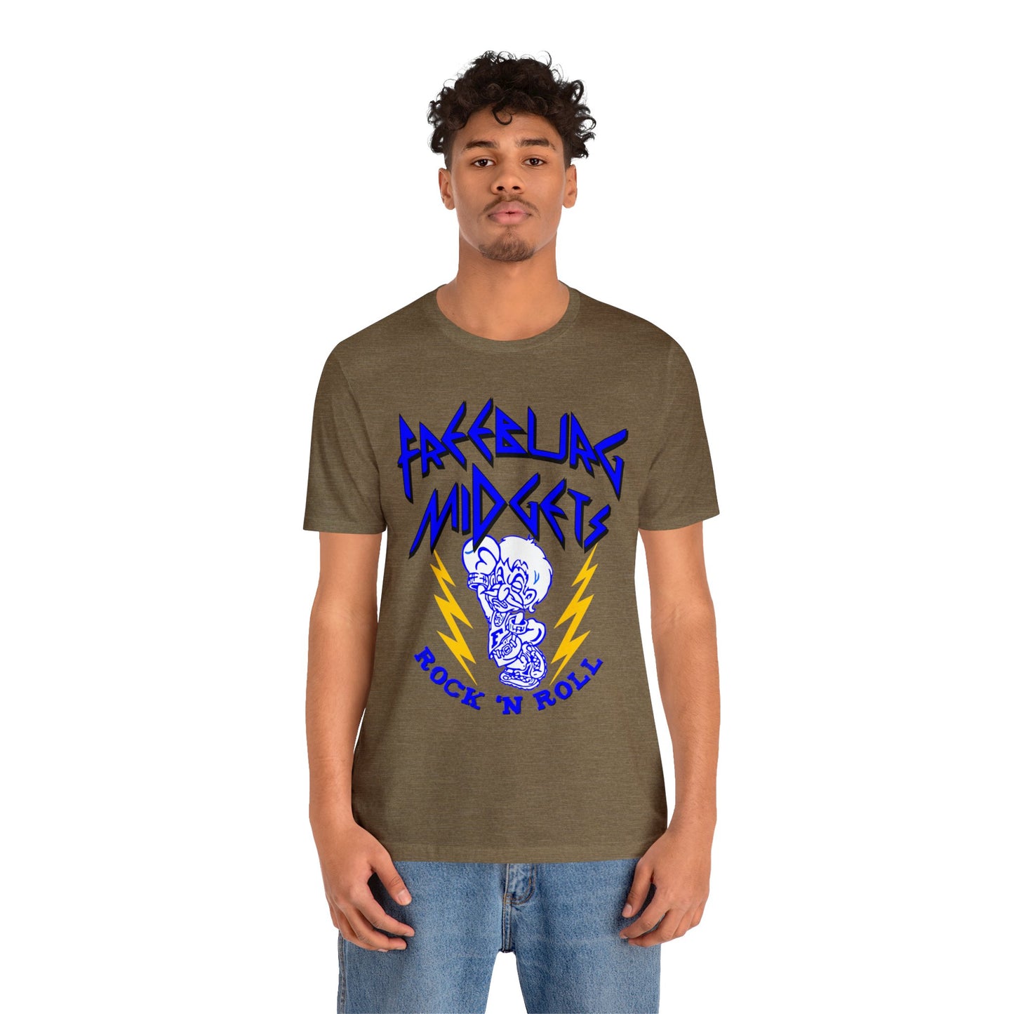 Freeburg Midgets Rock and Roll Bella Jersey Short Sleeve Tee (Unisex)