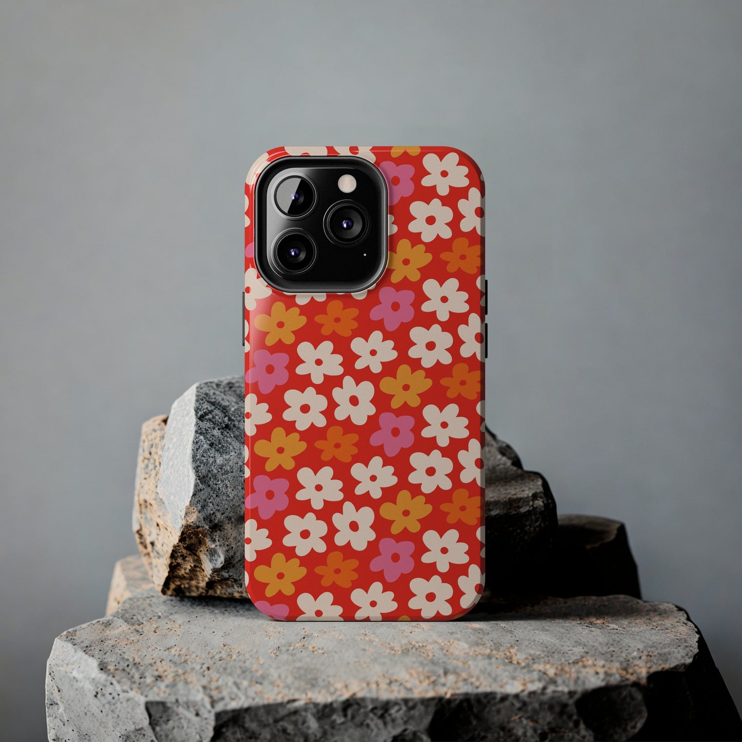 Flower Retro Tough Phone Cases