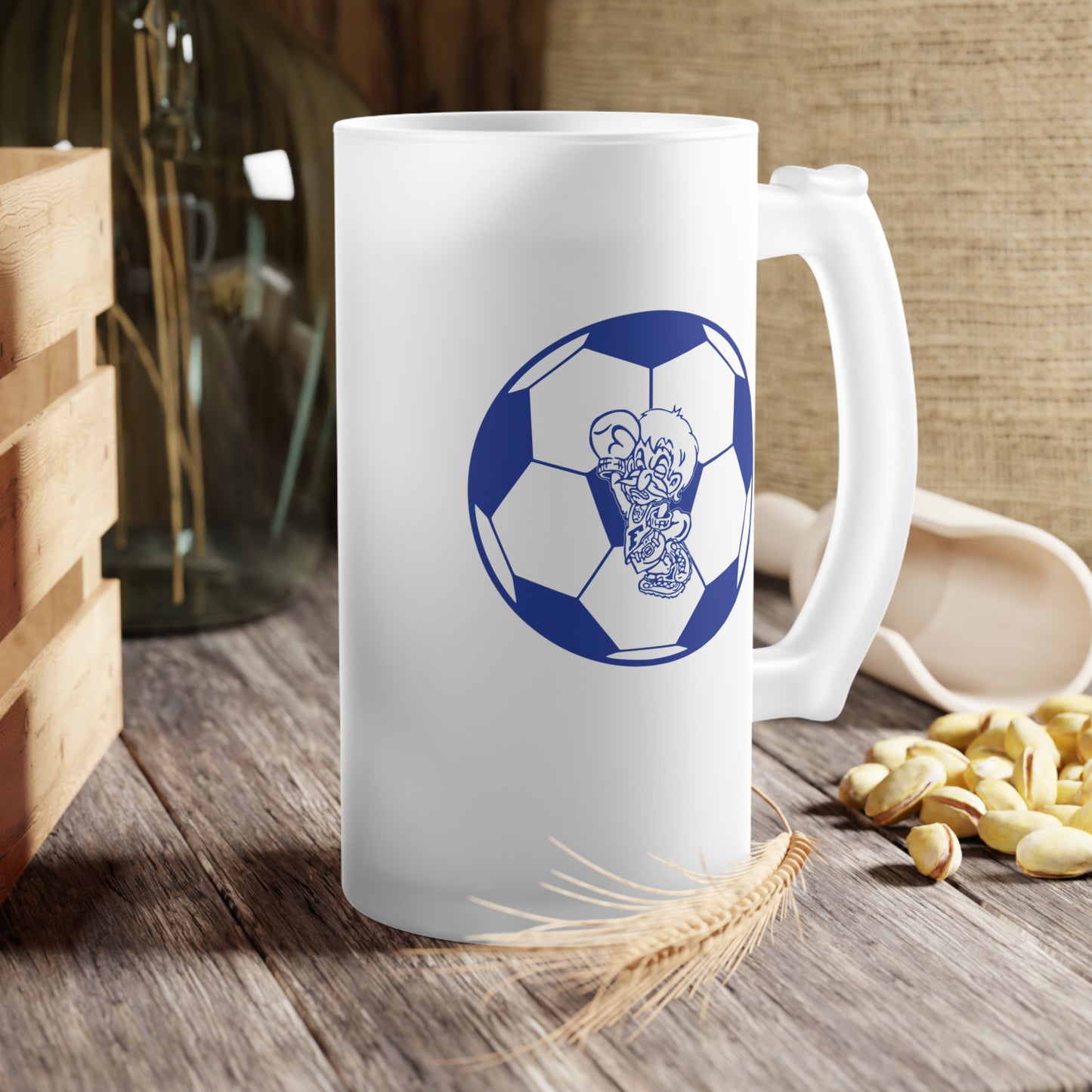 FCHS Freeburg Midgets Soccer Frosted Glass Beer Mug
