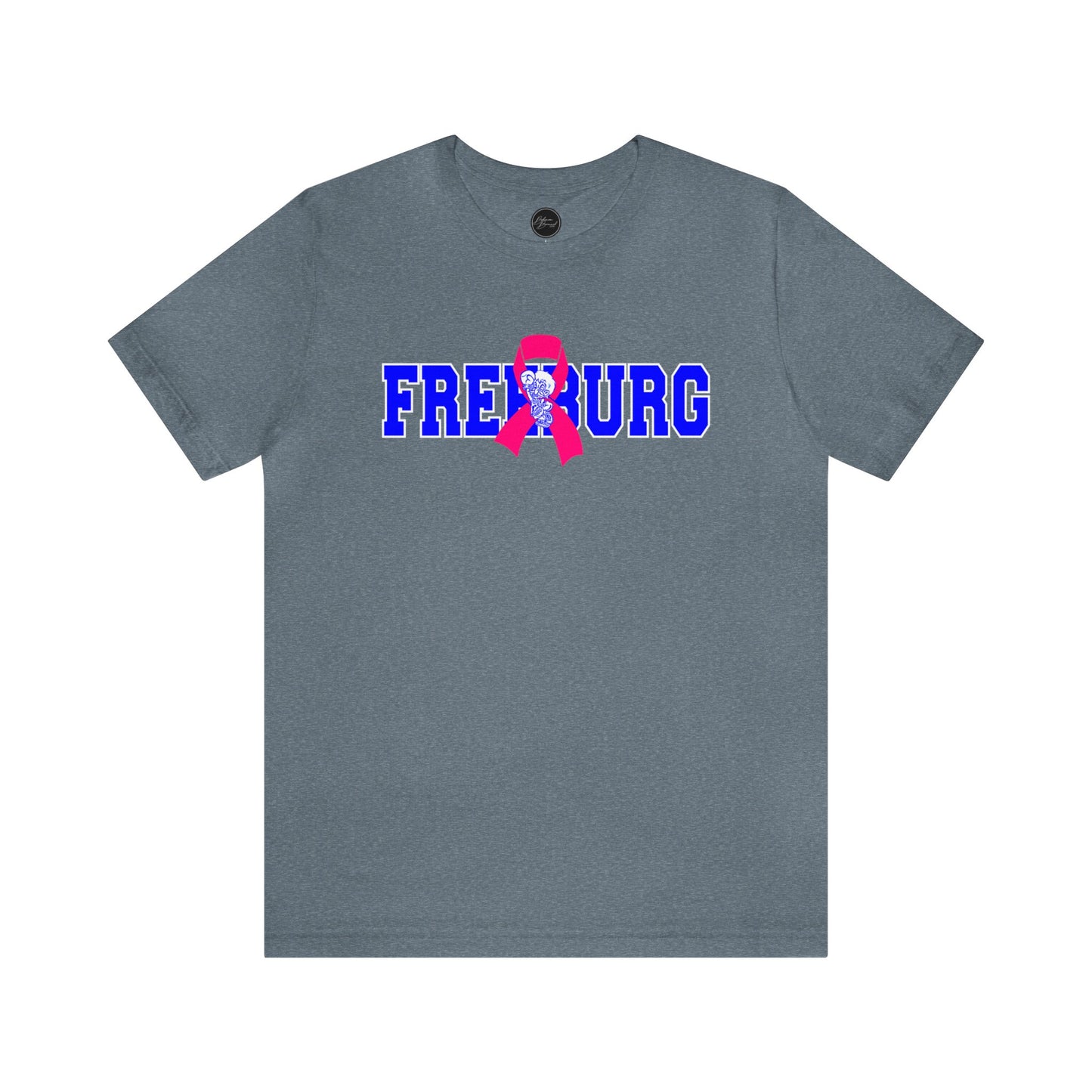 Freeburg Midgets Pink Ribbon Bella Jersey Short Sleeve Tee (Unisex)