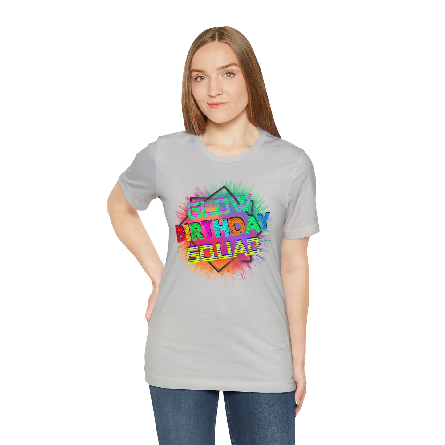 Glow Birthday Squad T-Shirt
