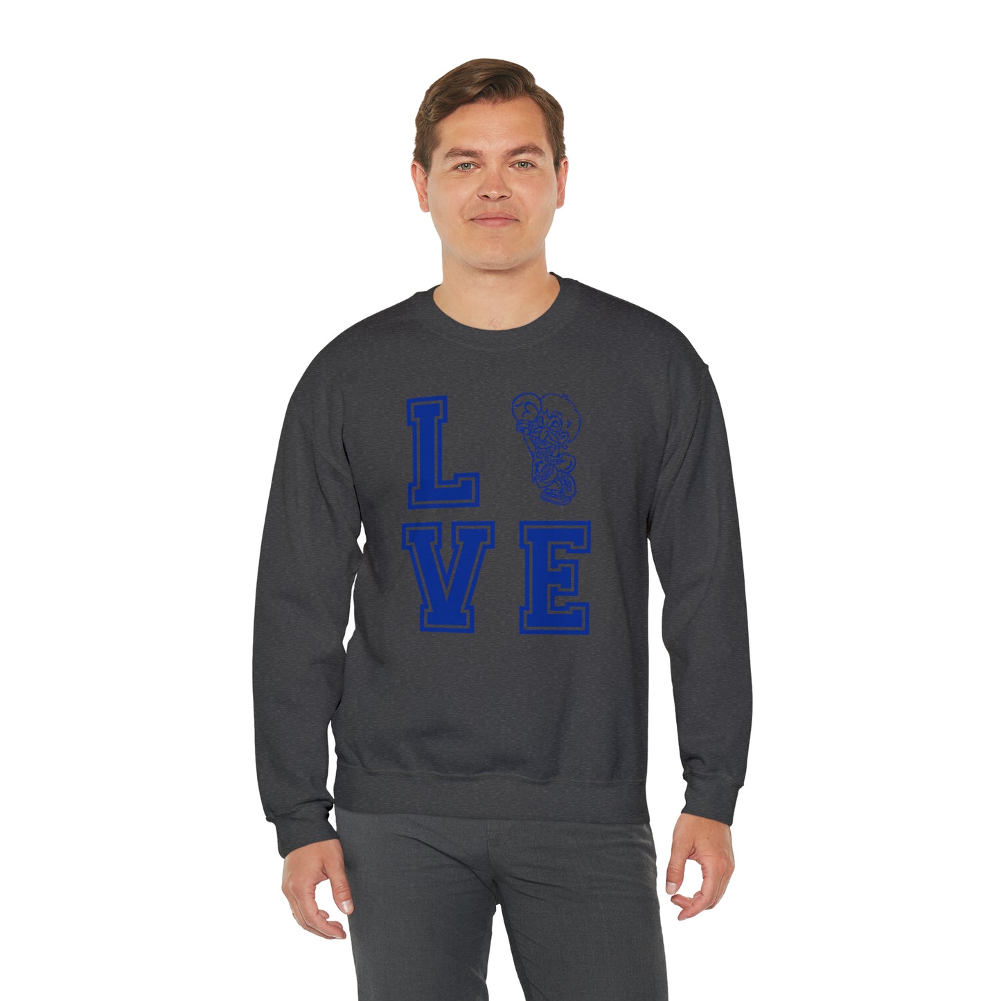 "Love Freeburg Midgets" Unisex Heavy Blend™ Crewneck Sweatshirt