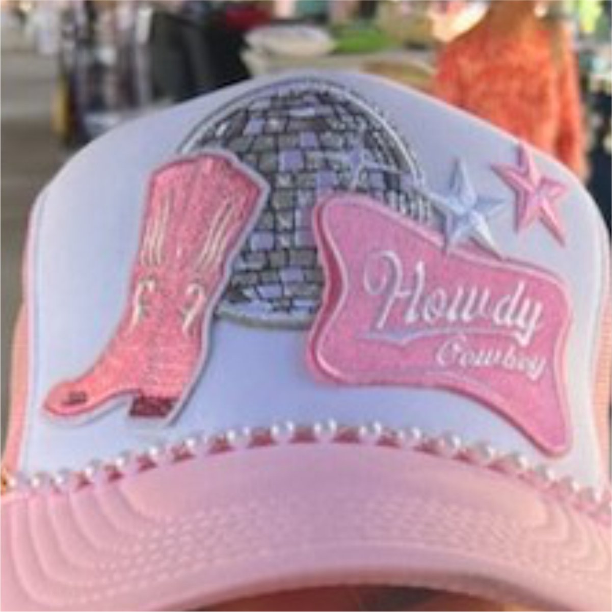 Howdy Disco Cowgirl Trucker Hat