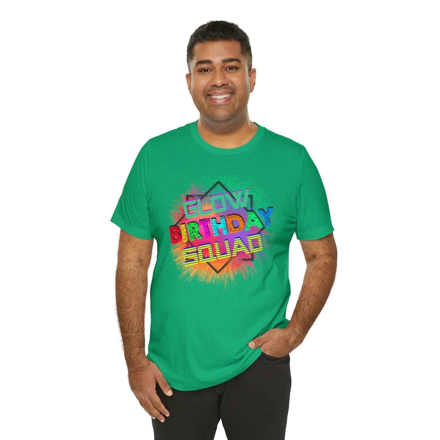 Glow Birthday Squad T-Shirt