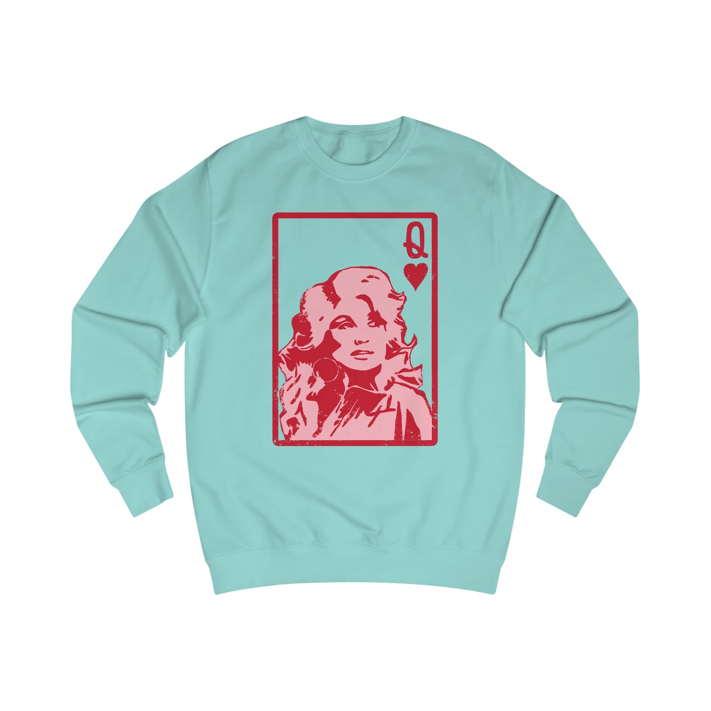 Dolly Queen of Hearts Valentine Unisex Heavy Blend™ Crewneck Sweatshirt
