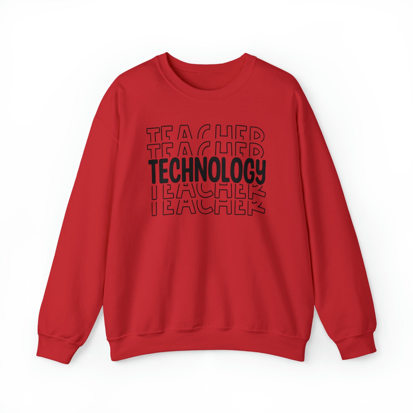 Technology Teacher Lined Heavyweight Crewneck Sweatshirt