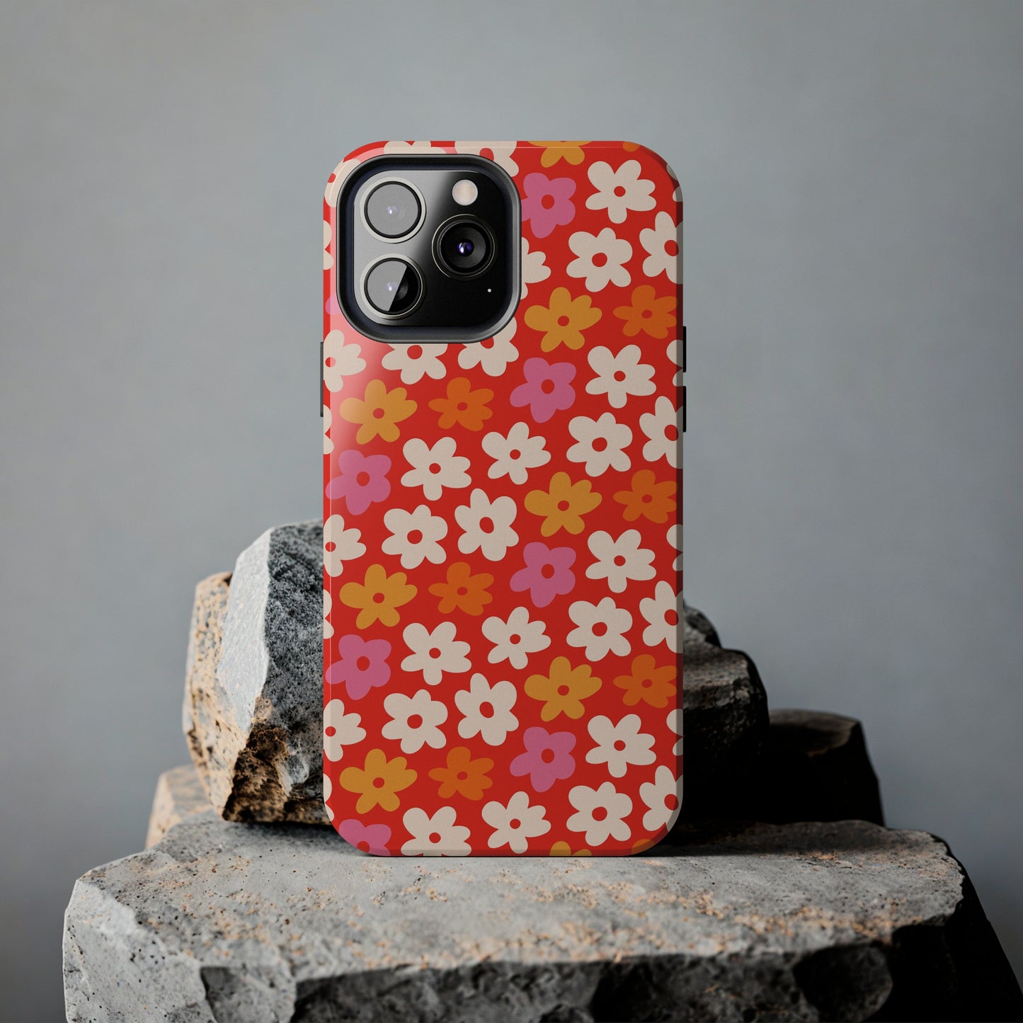Flower Retro Tough Phone Cases