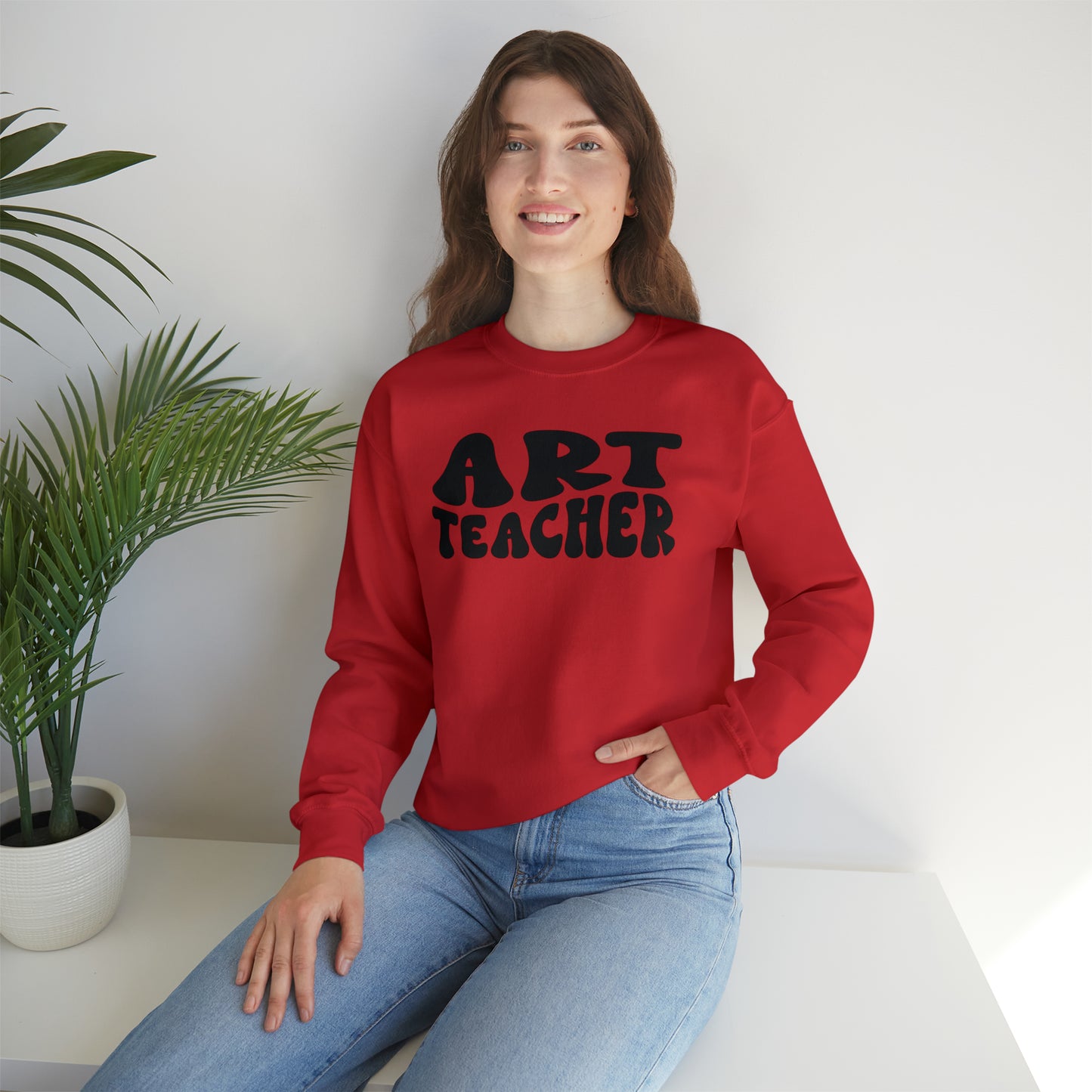 Art Teacher Heavyweight Crewneck Sweatshirt