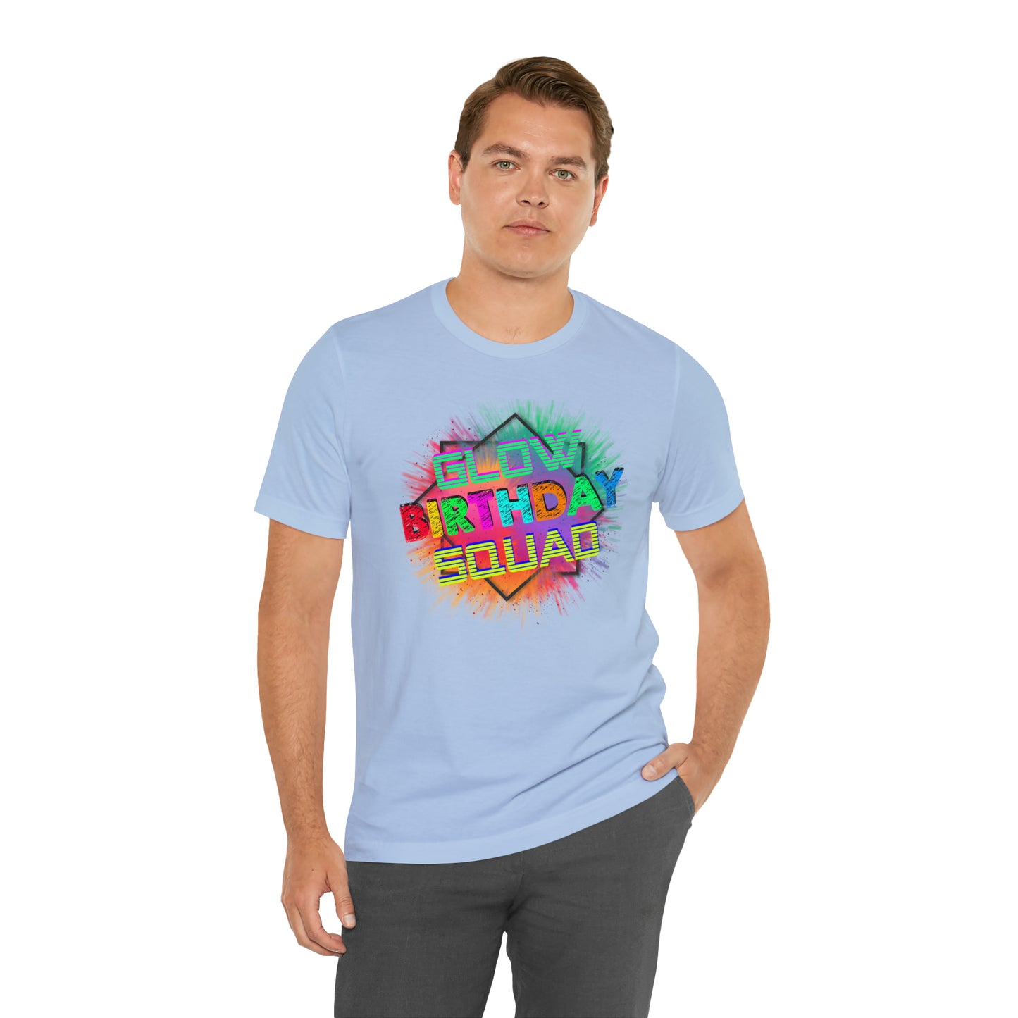 Glow Birthday Squad T-Shirt