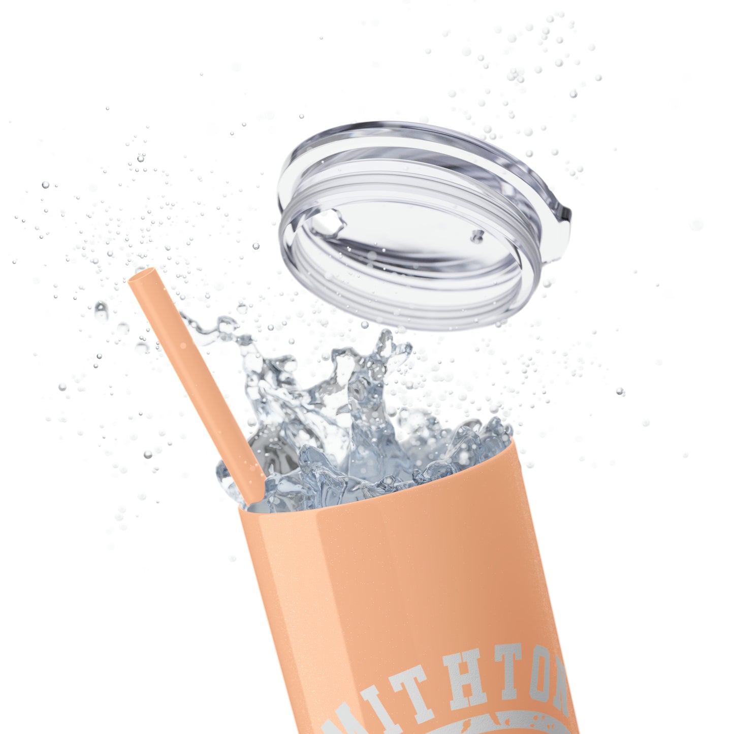 Smithton Cougars Skinny Tumbler with Straw, 20oz