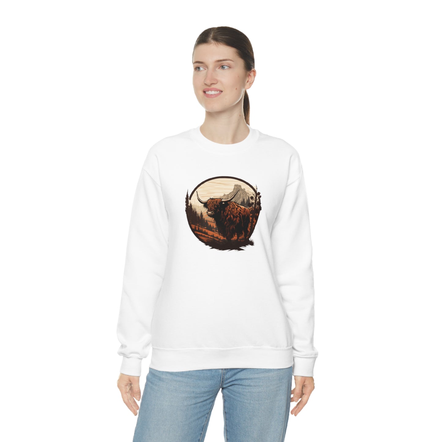 Vintage Buffalo Unisex Heavy Blend™ Crewneck Sweatshirt