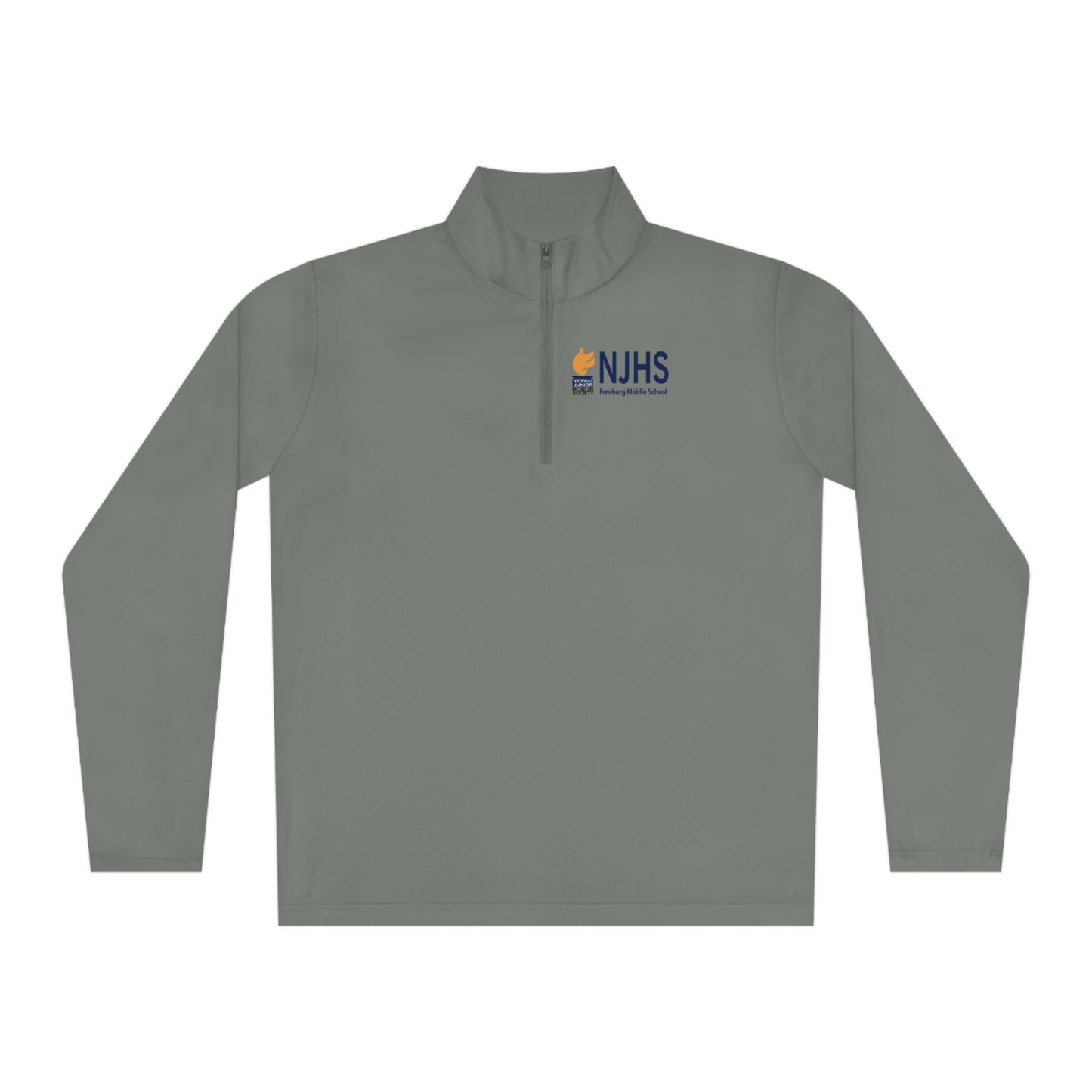Freeburg Middle School NJHS Golden Torch Unisex Quarter-Zip Pullover