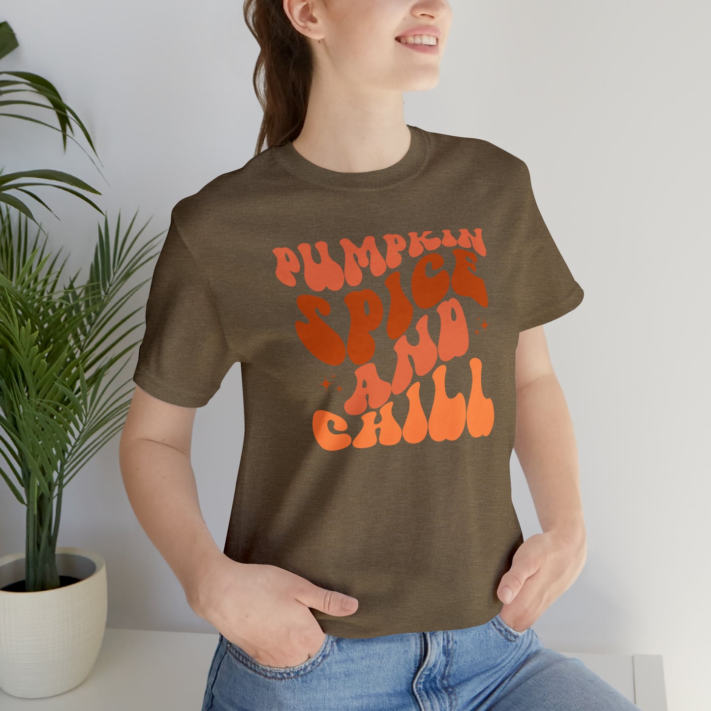 Pumpkin Spice and Chill Teacher T-Shirt