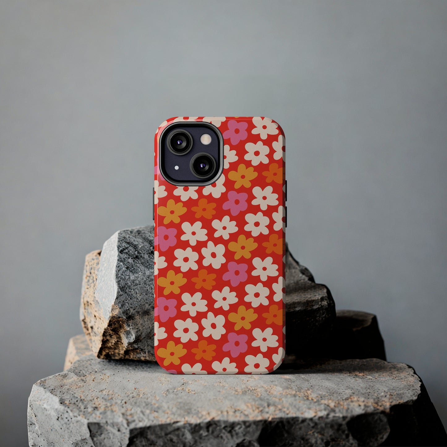 Flower Retro Tough Phone Cases