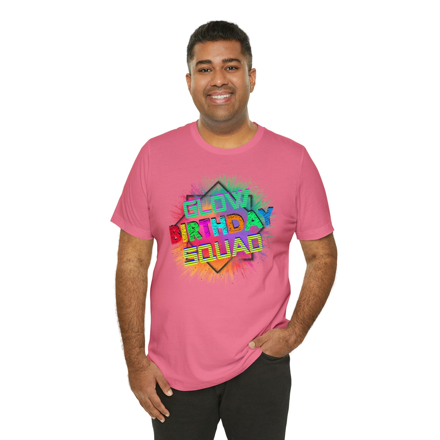 Glow Birthday Squad T-Shirt