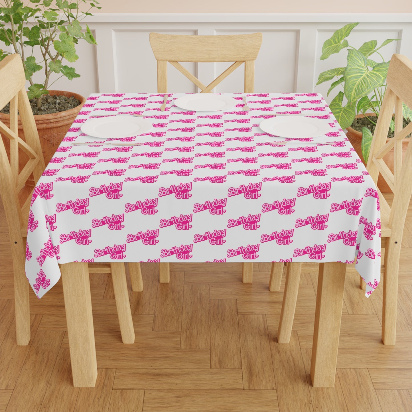 Barbie Birthday Girl Party Tablecloth