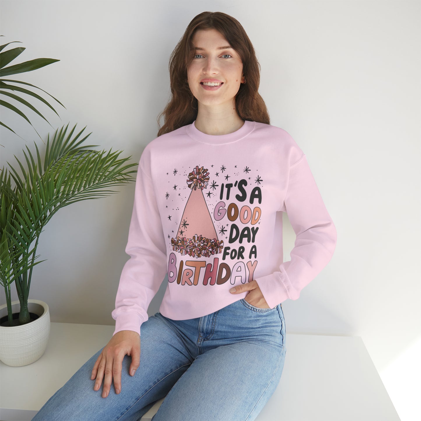 It's a Good Day for a Birthday Heavy Blend™ Crewneck Sweatshirt