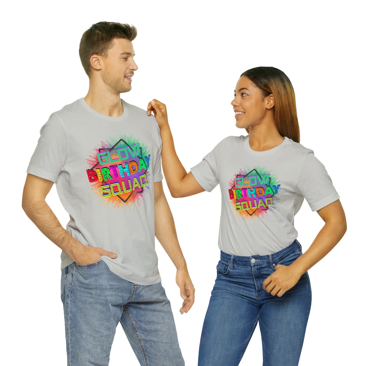 Glow Birthday Squad T-Shirt