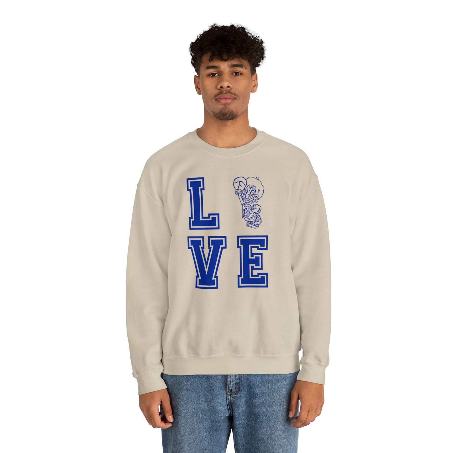 "Love Freeburg Midgets" Unisex Heavy Blend™ Crewneck Sweatshirt