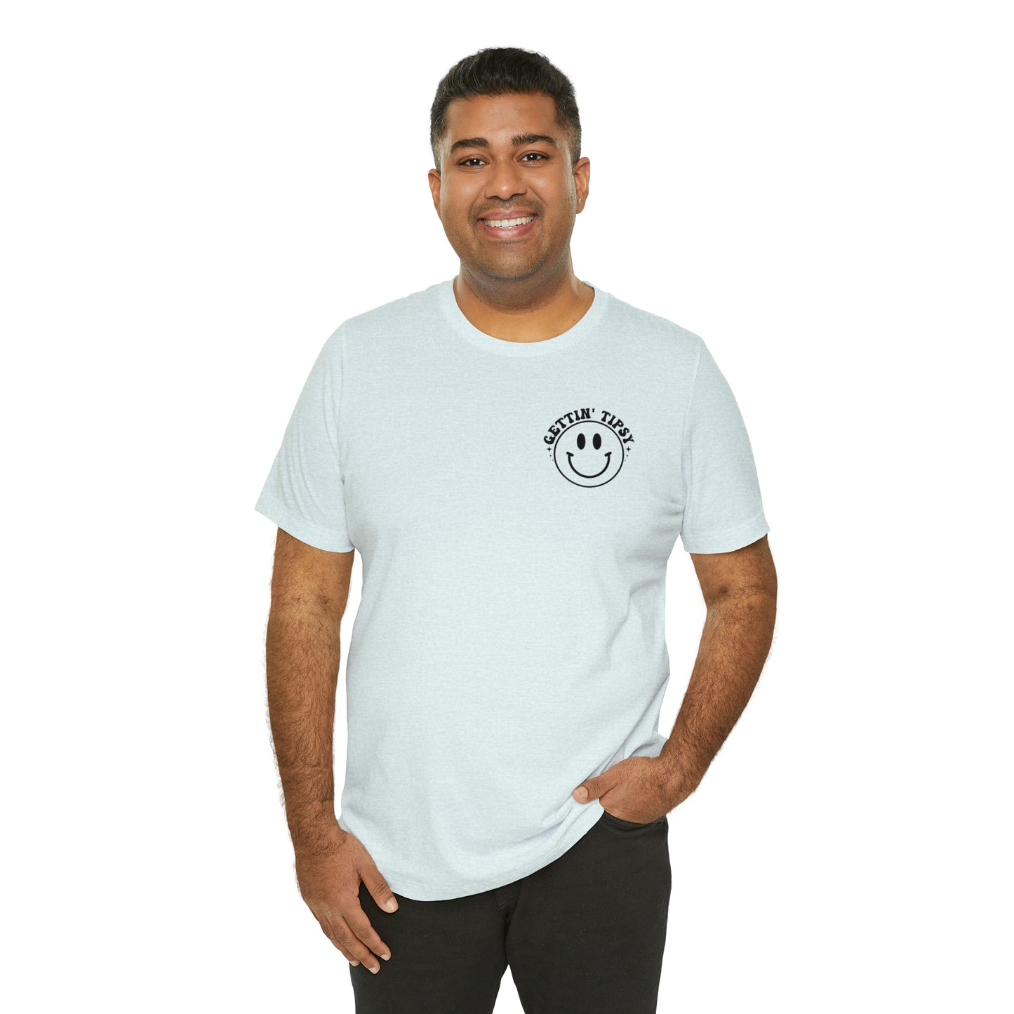 "Errbody in the Lake Gettin' Tipsy" (Front and Back Design) Unisex Jersey Short Sleeve Tee