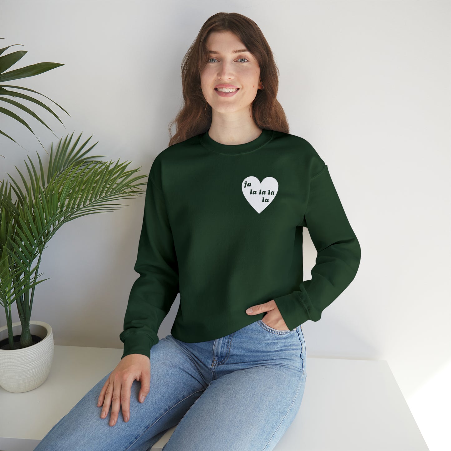 Vintage 'Tis the Season to Be Jolly Heavyweight Crewneck Sweatshirt