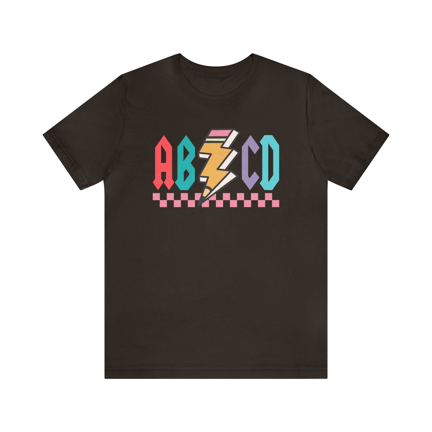 Vintage ABCD Teacher T-Shirt