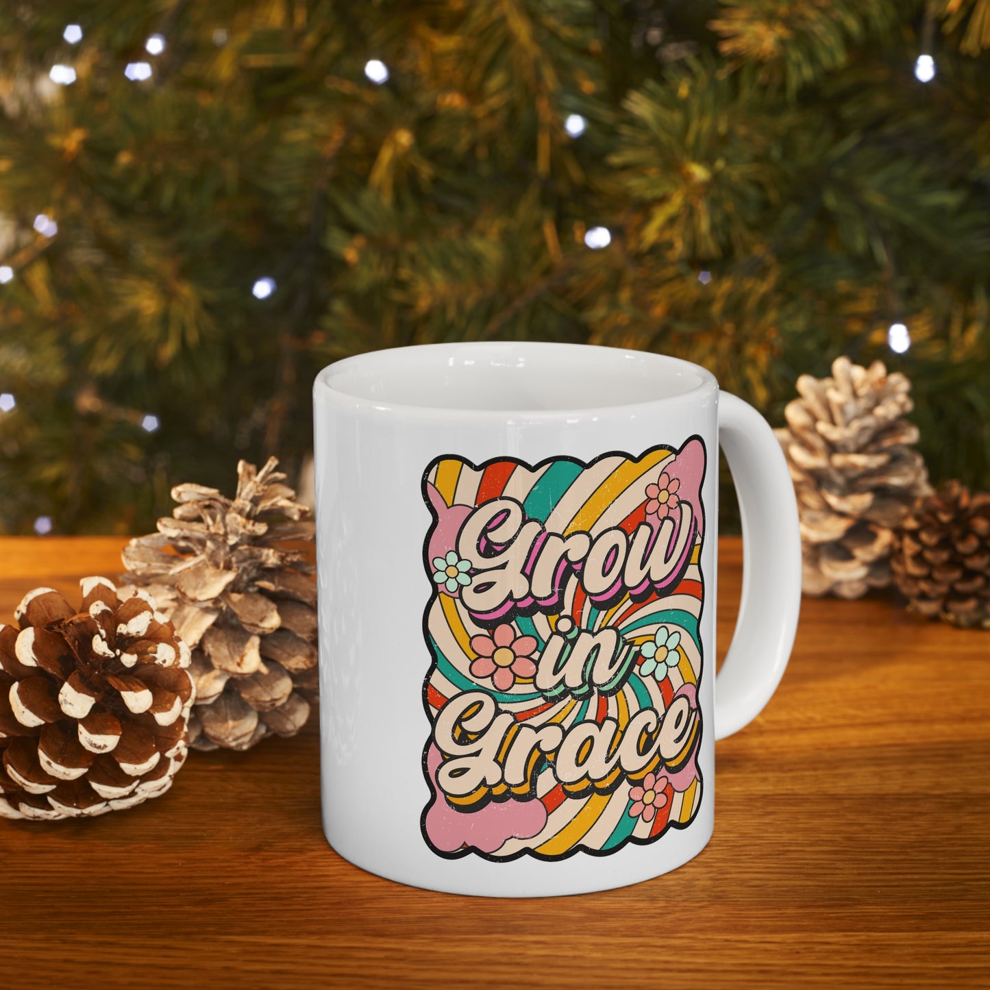Grow in Grace Christian Ceramic Mug 11oz