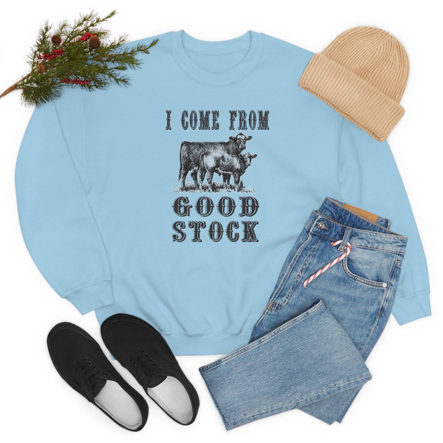 "I come from Good Stock" - Unisex Heavy Blend™ Crewneck Sweatshirt