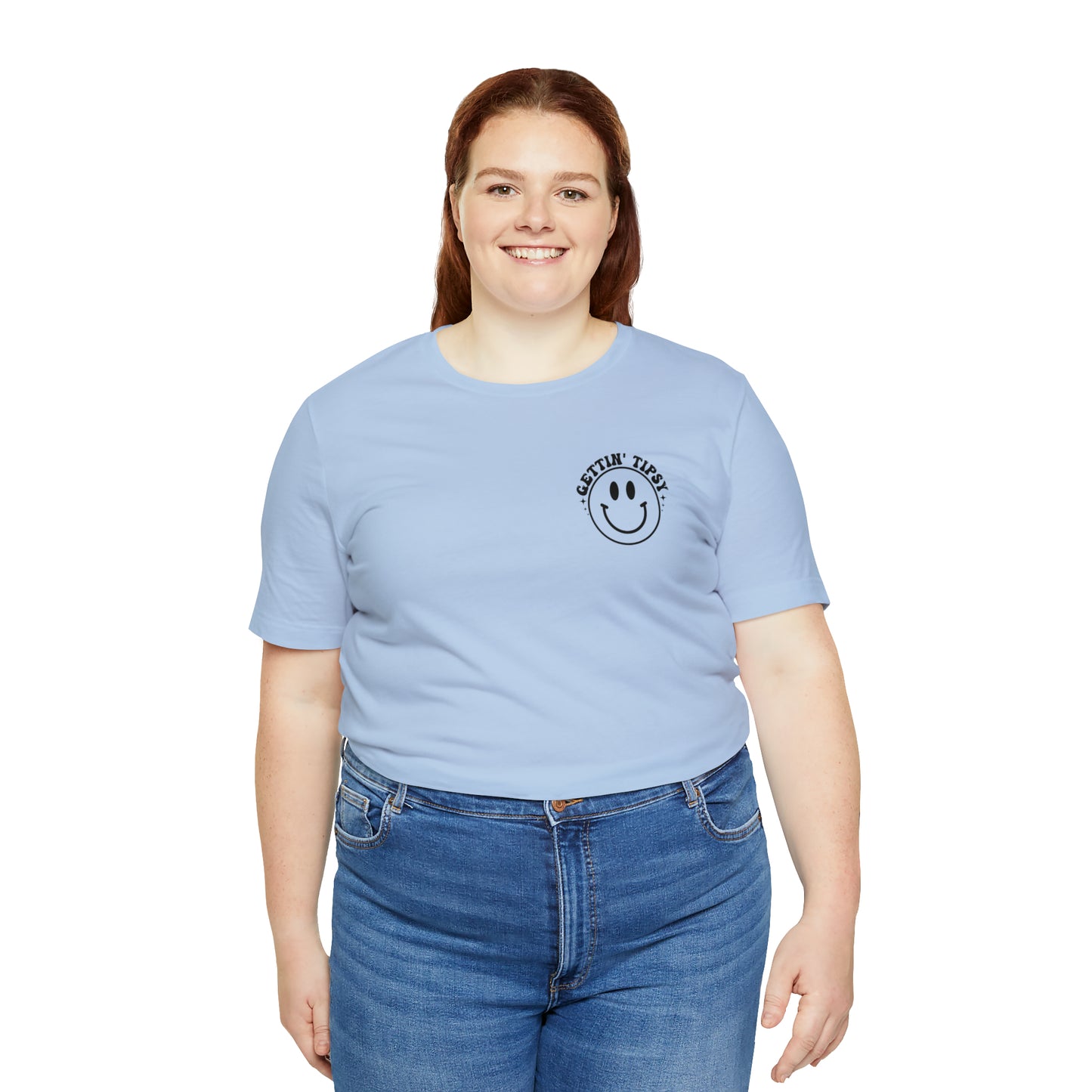 "Errbody in the Lake Gettin' Tipsy" (Front and Back Design) Unisex Jersey Short Sleeve Tee