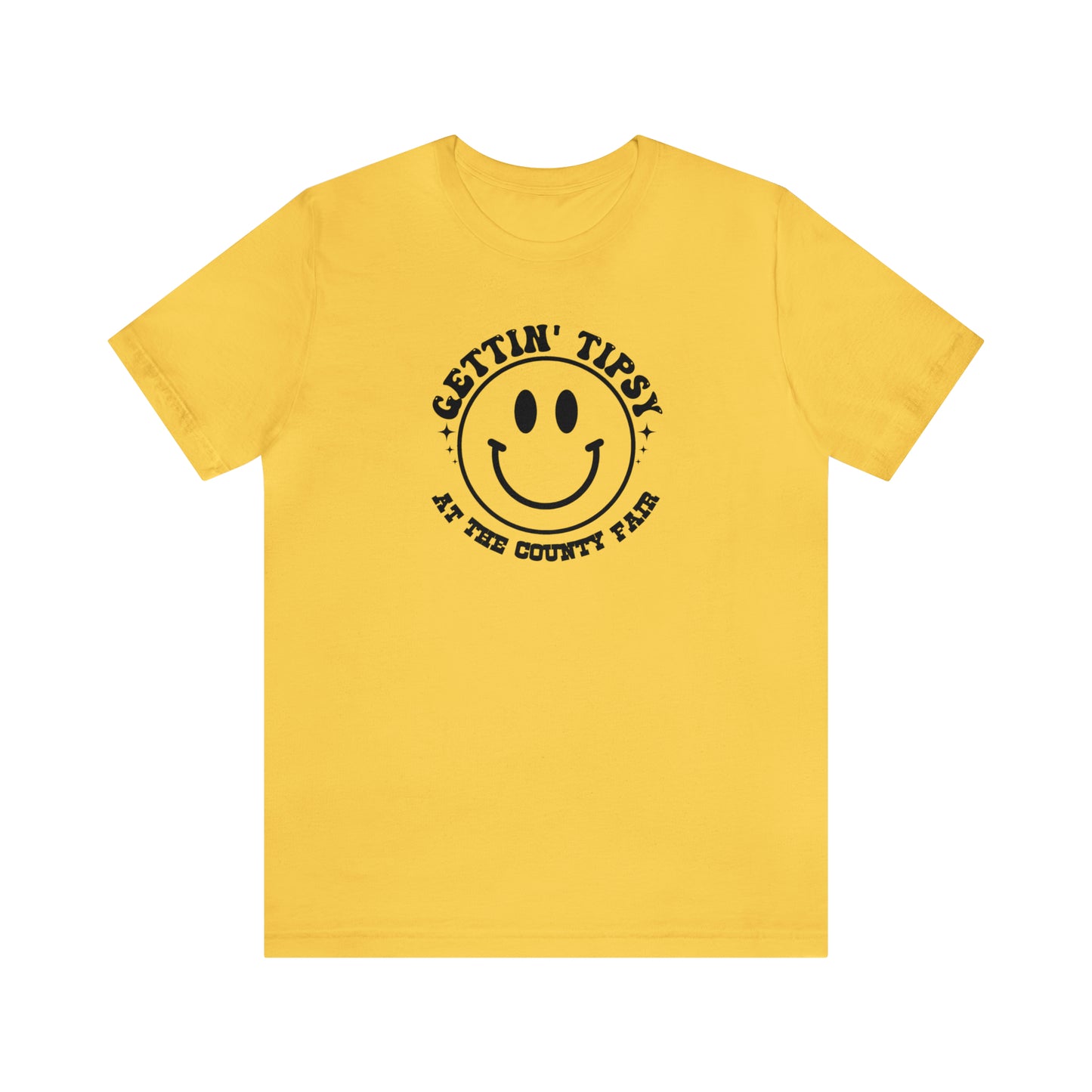 "Gettin' Tipsy at the County Fair" Unisex Jersey Short Sleeve Tee