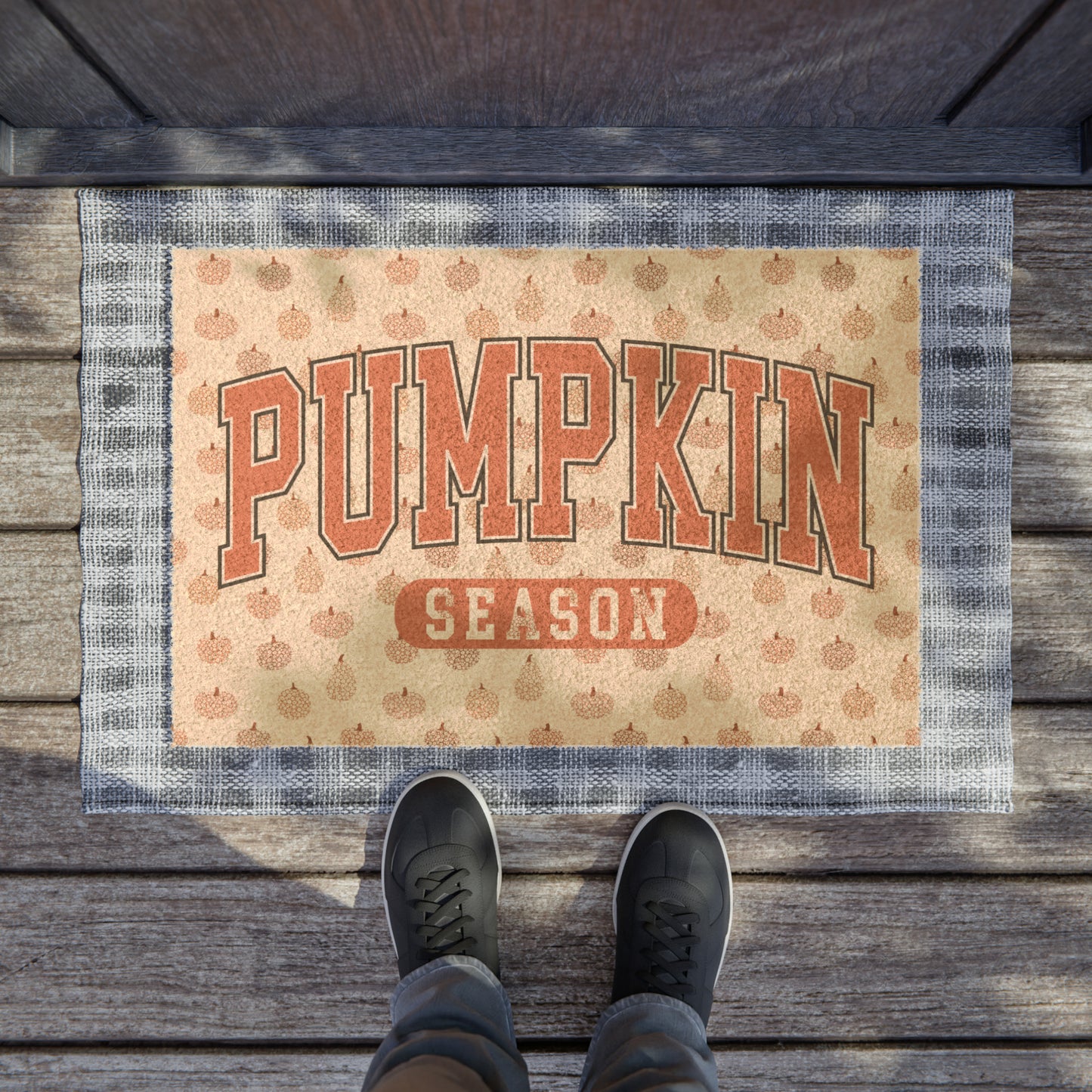 Pumpkin Season Fall/ Thanksgiving/ Halloween Coir Mat