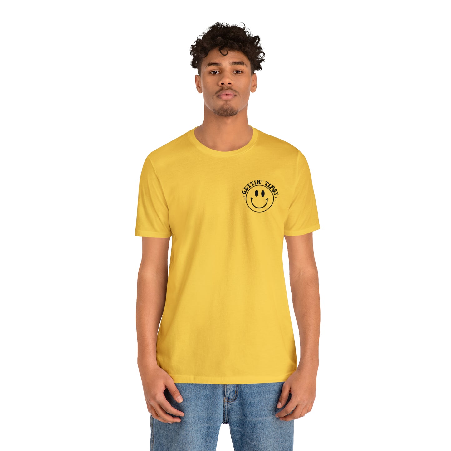 "Errbody in the Lake Gettin' Tipsy" (Front and Back Design) Unisex Jersey Short Sleeve Tee