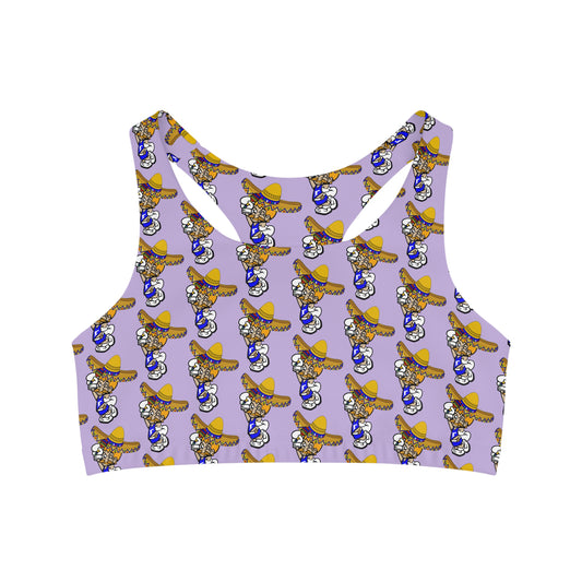 Sombrero Midget Seamless Sports Bra - Lavender