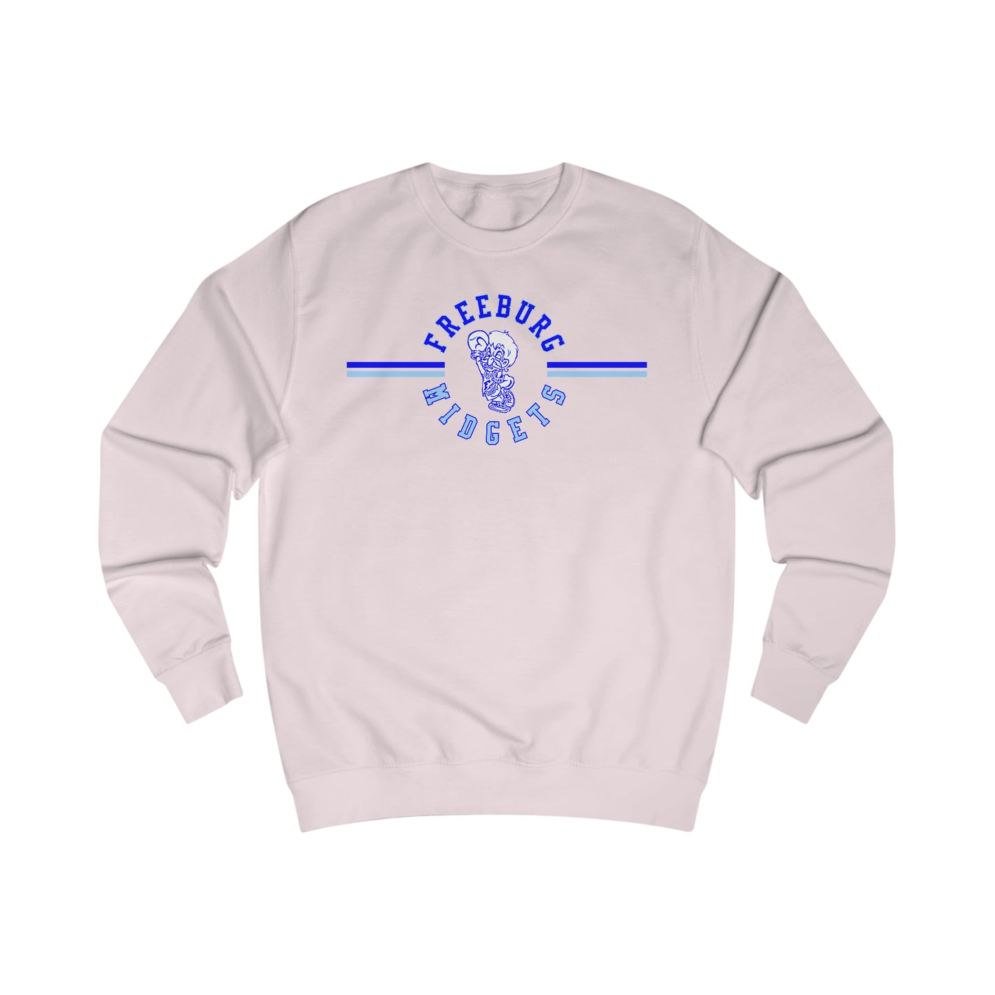 Freeburg Midgets Multi-Striped Logo Unisex Heavy Blend Crewneck Sweatshirt