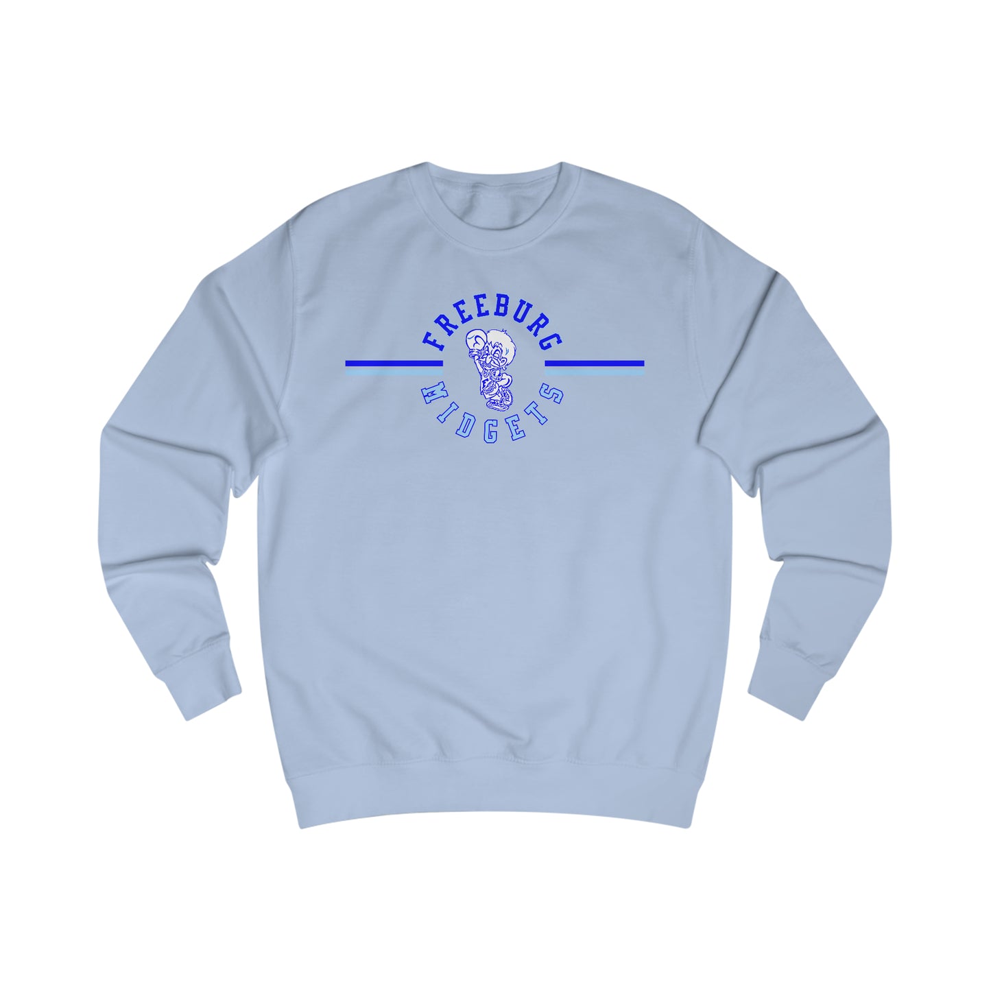 Freeburg Midgets Multi-Striped Logo Unisex Heavy Blend Crewneck Sweatshirt
