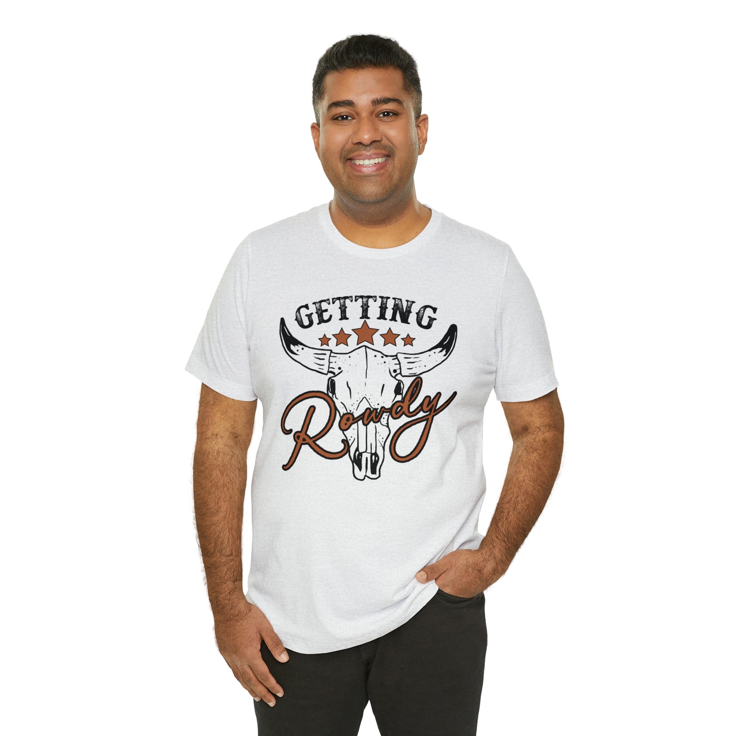 Vintage Getting Rowdy Party/ Bridesmaid/ Groomsman T-Shirt - Black Ink