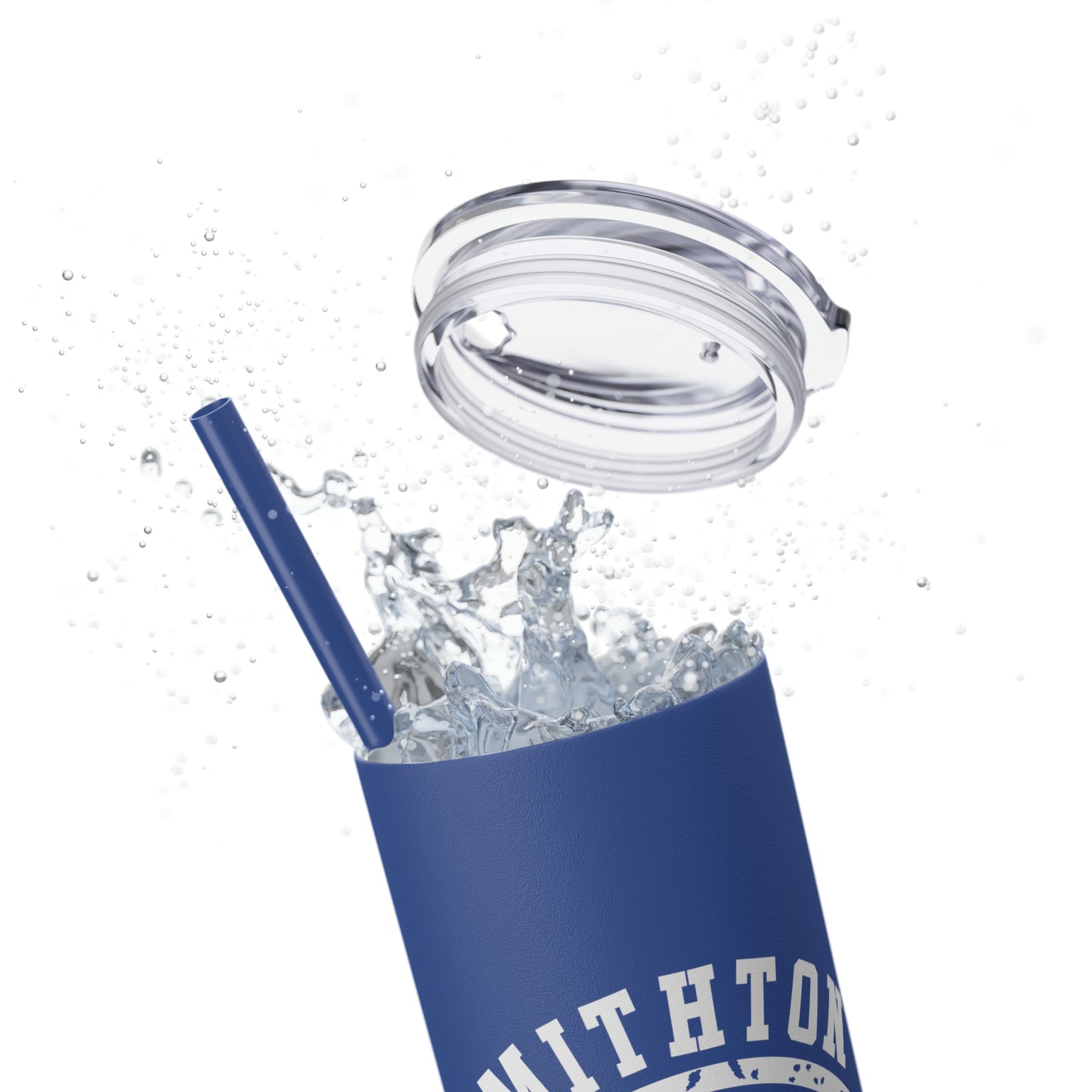 Smithton Cougars Skinny Tumbler with Straw, 20oz