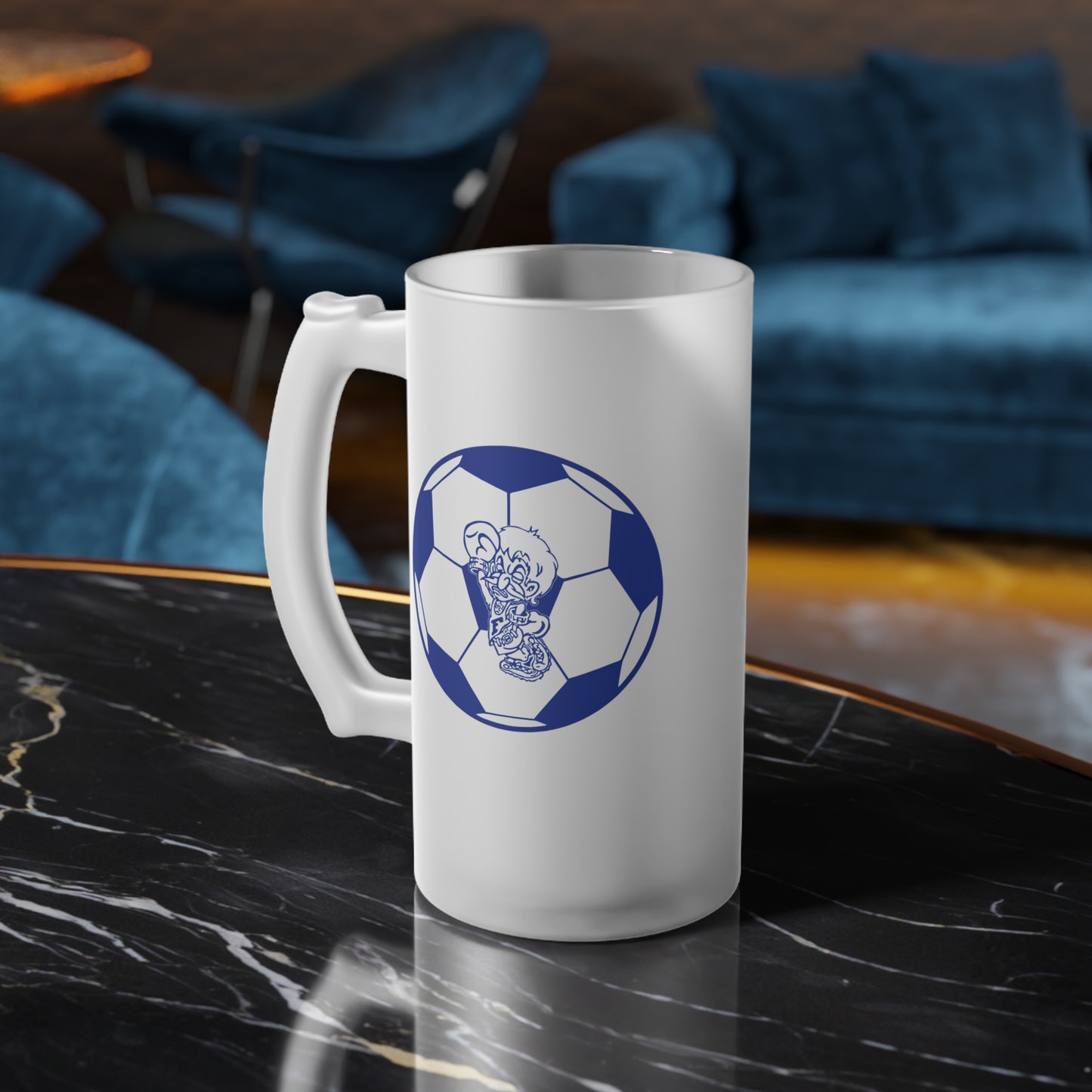 FCHS Freeburg Midgets Soccer Frosted Glass Beer Mug
