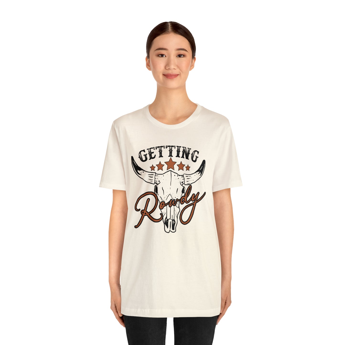 Vintage Getting Rowdy Party/ Bridesmaid/ Groomsman T-Shirt - Black Ink