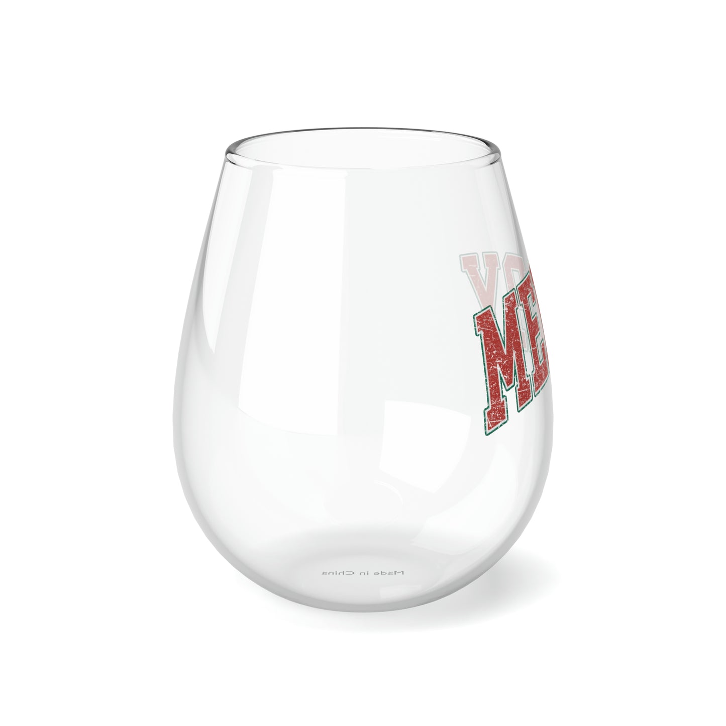 Merry Stemless Wine Glass 11.75oz