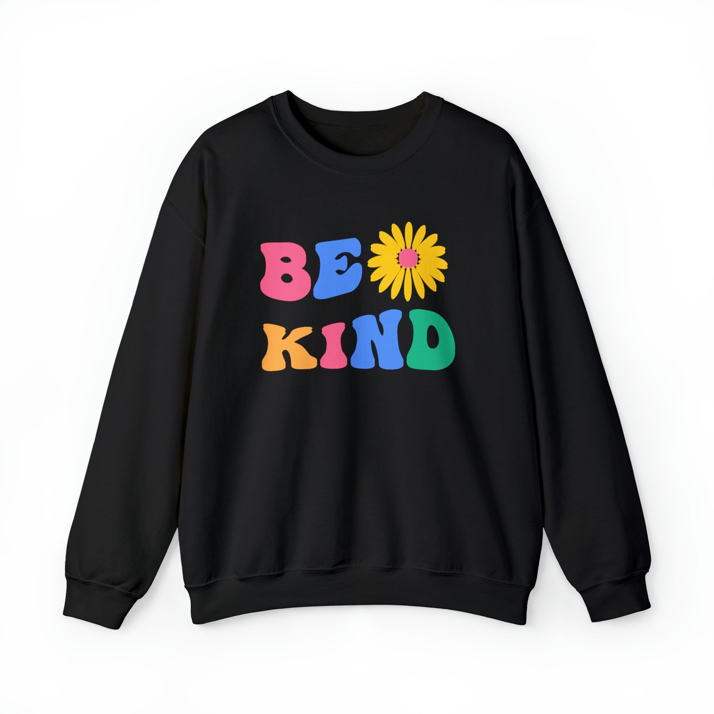 Be Kind Retro Warm Colored Unisex Heavy Blend™ Crewneck Sweatshirt