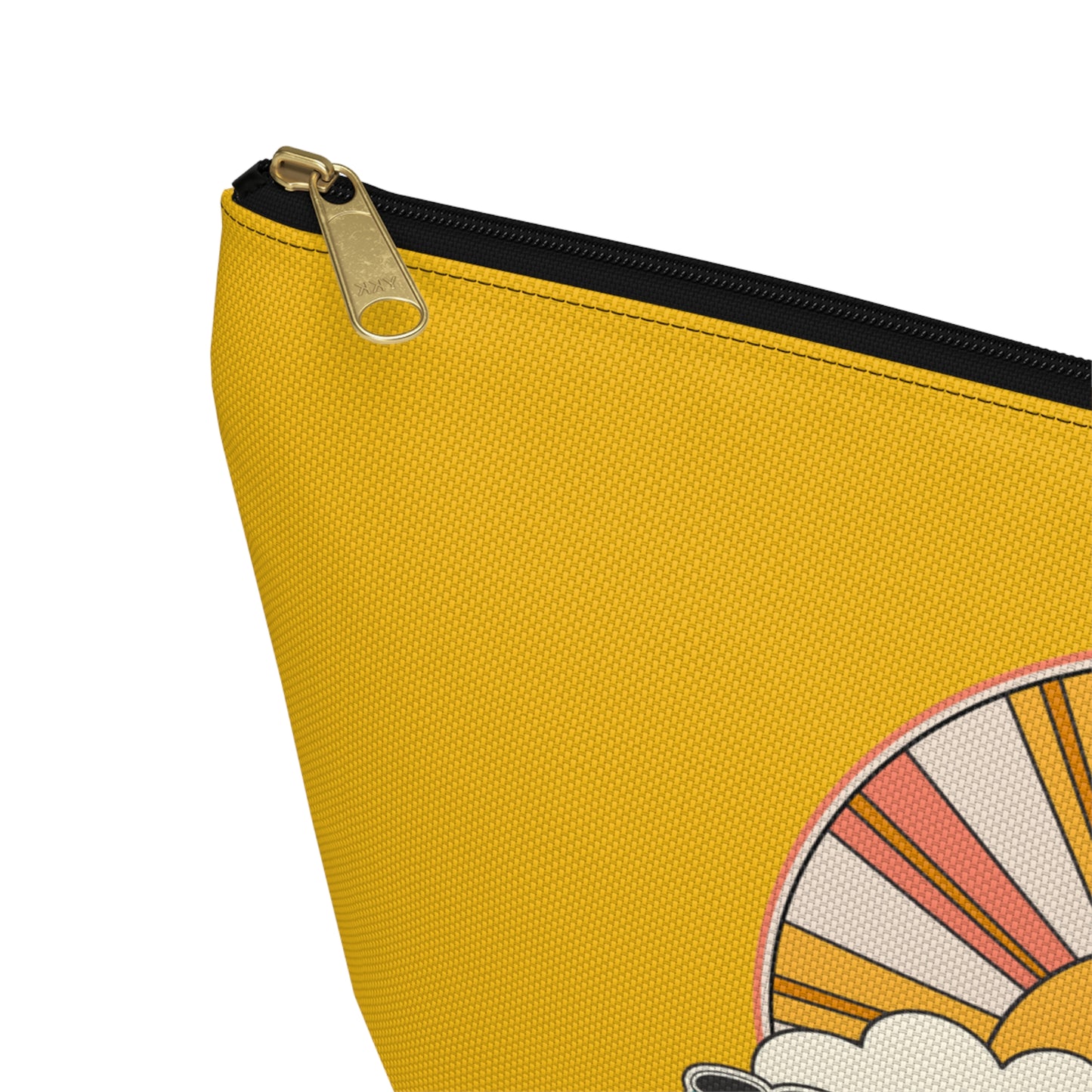 Christian Hopeful Rainbow Sunshine Print Design Accessory Pouch w T-bottom