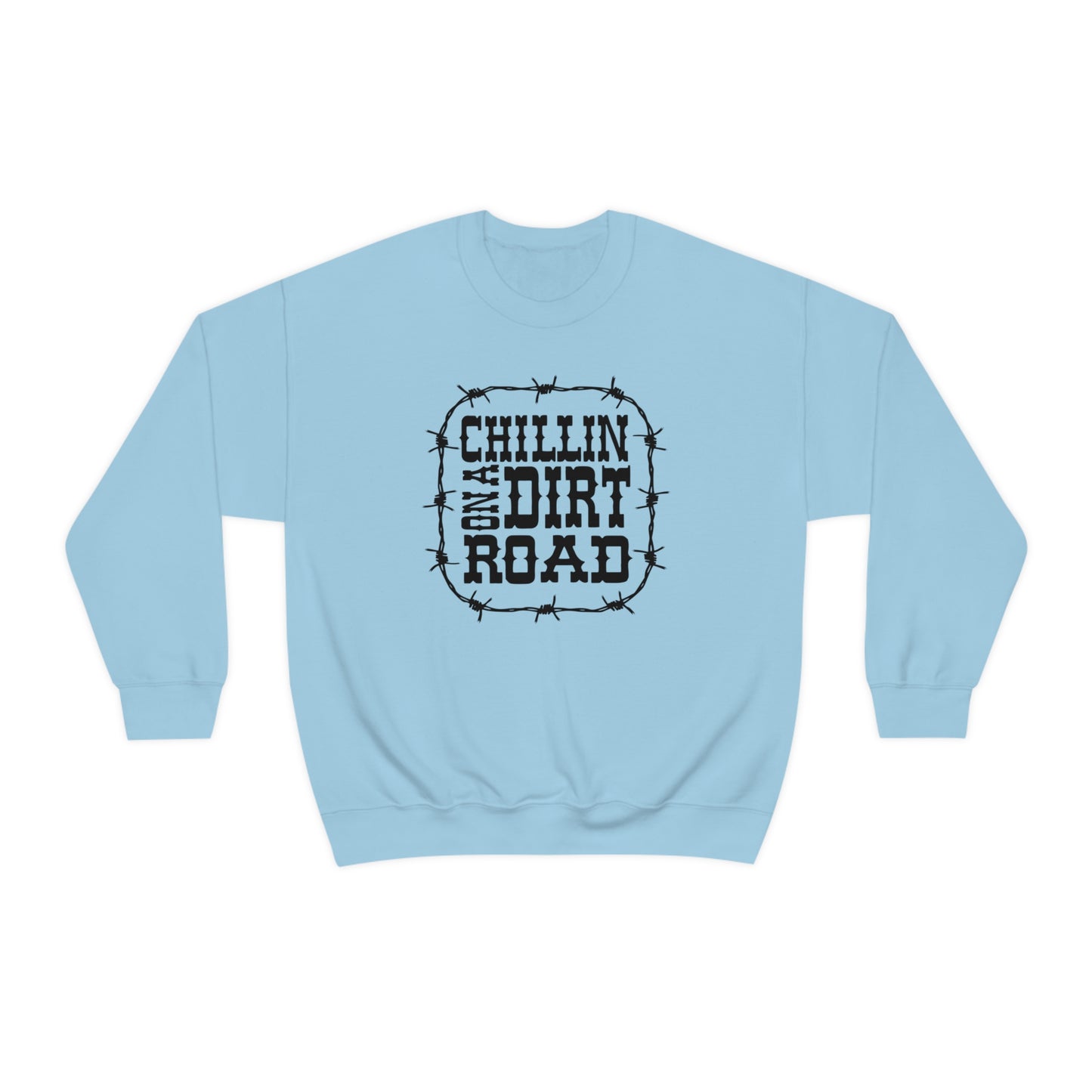 "Chillin' on a Dirt Road" - Unisex Heavy Blend™ Crewneck Sweatshirt