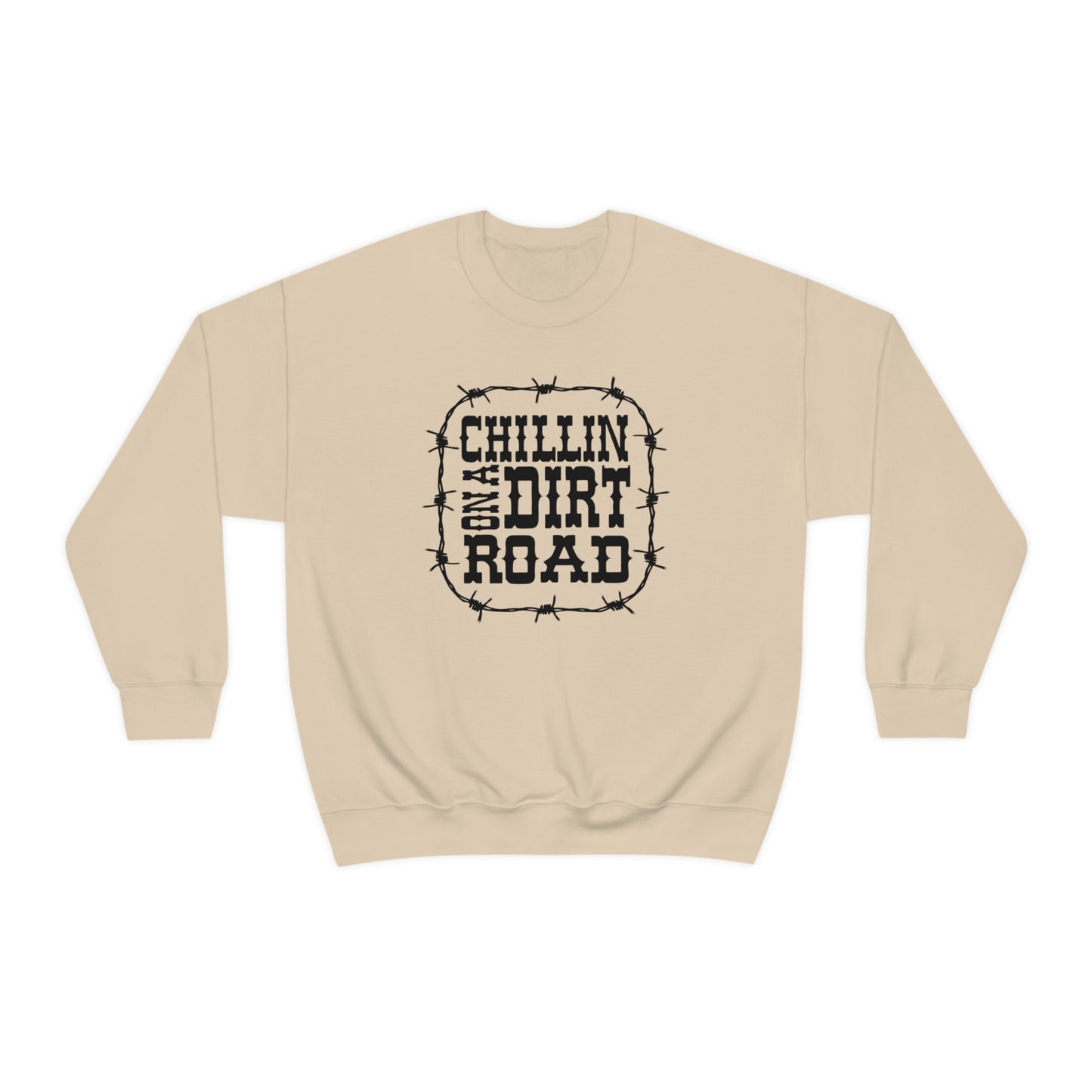 "Chillin' on a Dirt Road" - Unisex Heavy Blend™ Crewneck Sweatshirt