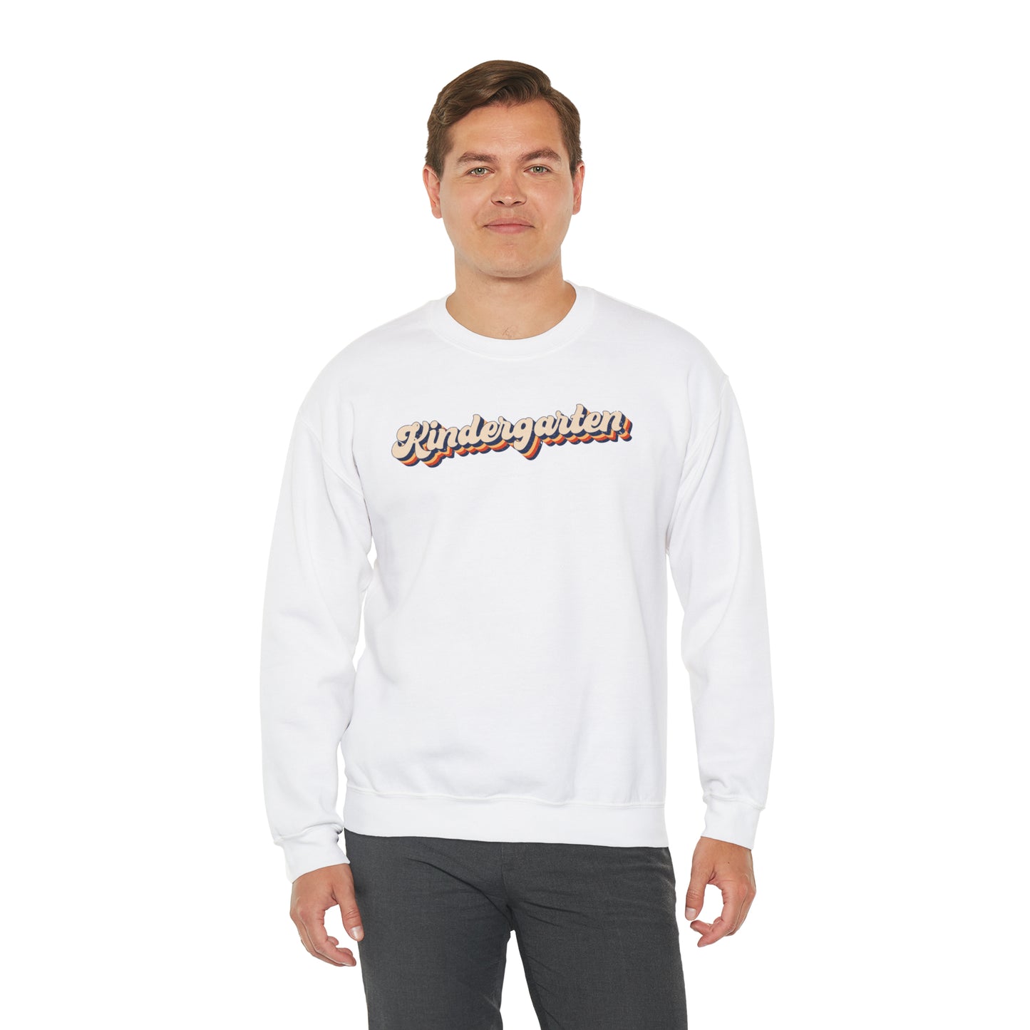 Retro Kindergarten Unisex Heavy Blend™ Crewneck Sweatshirt